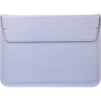 SES 2v1 Puzdro s magnetom a stojanom z ekokože pre Apple MacBook Air 13,6" (2024, M3) - fialové 17224