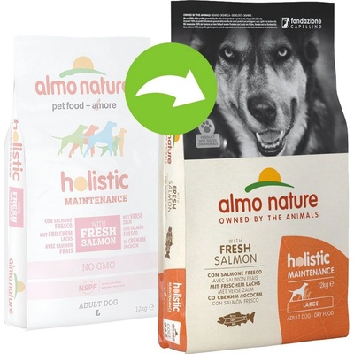 Almo Nature Large Adult Salmon & Rice 2 x 12 kg