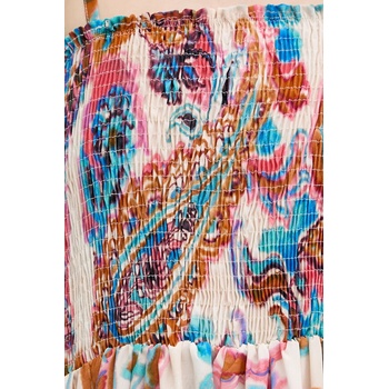 Morgan Рокля Morgan в бежово дълга разкроена RGODI. F (RGODI.F)