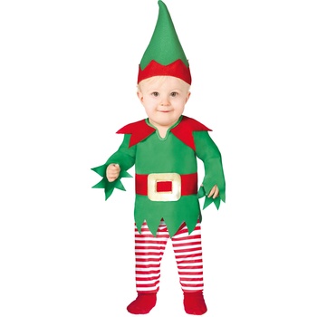 Fiestas Guirca Детски костюм за най-малките - Коледно Джудже Размер за най-малките: 12 - 18 месеца