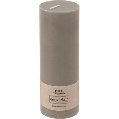 Ego dekor Бежово-кафява приятелска свещ, време на горене 60 ч Eco - Eco candles by Ego dekor (ZBC-3771068)