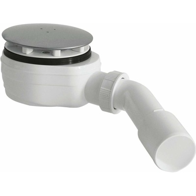 Bruckner Kúpeľňový sifón nízky, otvor 90 mm, DN40/50, uzáver chróm 162.940.3