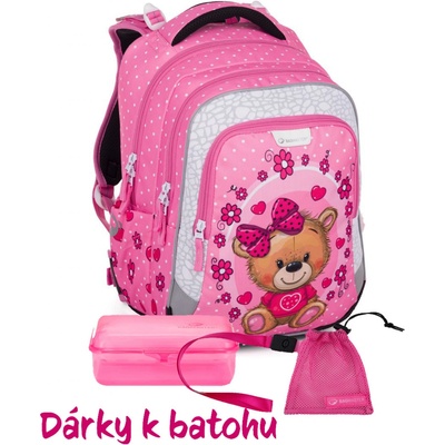 Bagmaster Lumi 24 H medvídek růžová