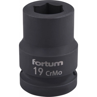 Fortum hlavice nástrčná rázová, 3/4“, 19mm, L 52mm 4703019