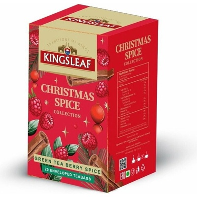 KINGSLEAF Xmas Green Berry Spice 20 x 1,5 g