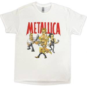 Metallica Load Chavez Cartoon Uni White L Риза (METTS104MW03)