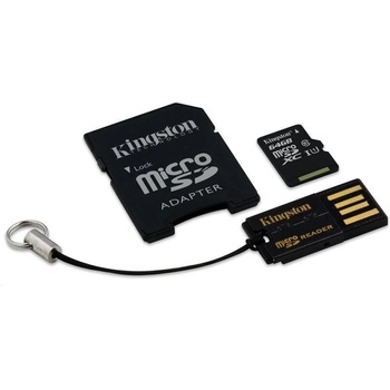 Kingston microSDXC 64GB Mobility Kit G2 + adapter + USB čítačka MBLY10G2/64GB