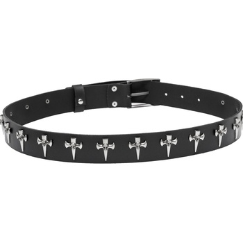 Black & metal Колан Cross - PAS-237