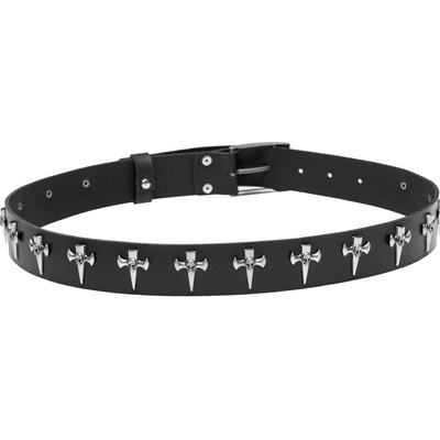 Black & metal Колан Cross - PAS-237