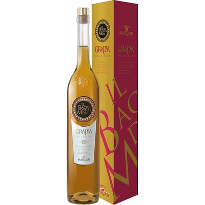 Grappa Marcati Riserva bacio Delle Muse 40% 1,5 l (kartón)