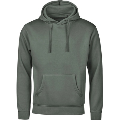 TeeJays mikina s kapucí TJ 5152 Urban z těžké bavlny COT185152j6200-leaf green zelená leaf