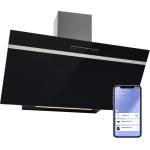 Klarstein Ava 90 Smart, абсорбастор, 90 см, стенен, WiFi, A++, 515 м³/ч, сензорен дисплей (CGCH3-Ava-90BK) (CGCH3-Ava-90BK) - klarstein