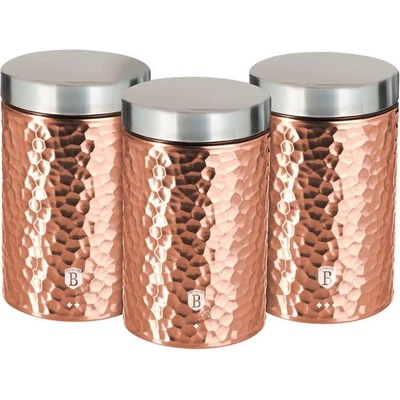 Berlingerhaus BH-6727 Dóza 3 ks Primal Rosegold Metallic Line