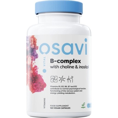 Osavi B-Complex with Choline & Inositol [120 капсули]