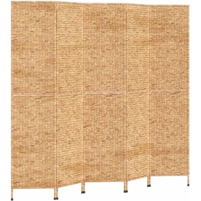 vidaXL Paraván 205 × 180cm vodní hyacint 5panelový 355197