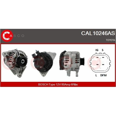 Generátor CASCO CAL10246AS