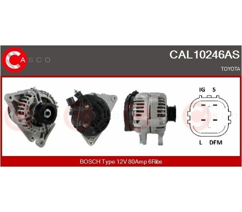Generátor CASCO CAL10246AS