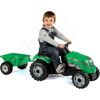 SM33329 Traktor zeleny s privesom 136*56*45 cm