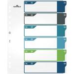 DURABLE Регистър DURABLE plastic A/4 maxi 1-6 цвят 679427 (679427)