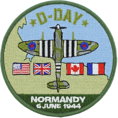 Nášivka textilná Fostex D-Day Spitfire - farebná