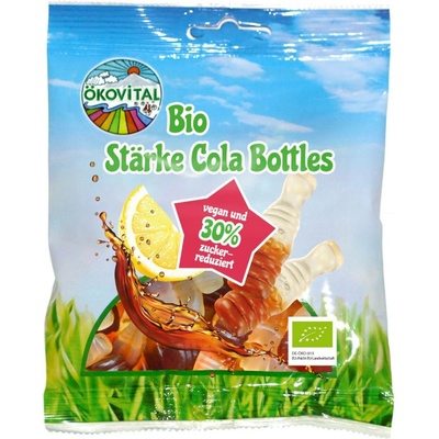 Ökovital Bonbóny ovocné Cola lahvičky bez želatiny BIO vegan 80 g
