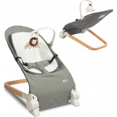 Pine dojčenské lehátko, ergonomické grey
