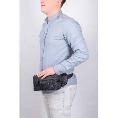 narmart Мъжка чанта за кръста - Черна #0526 (364407_Черно)