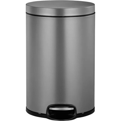 EKO-Europe Кош за отпадъци EKO SERENE с педал (8 л) - графит (EKO 921508 - Platinum)