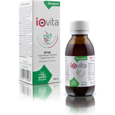 Natures iovita sirup s čajovníkovým extraktom a negatívnymi iónmi 100 ml