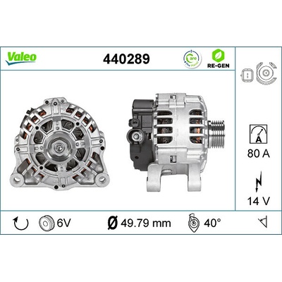 Alternátor VALEO 440289