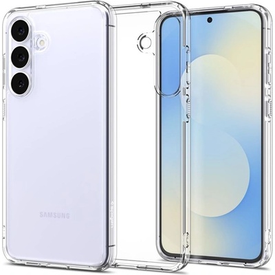 Spigen Samsung S25 FE SPIGEN ULTRA HYBRID пластмасов протектор за телефон с удароустойчива рамка, въздушна възглавница, TRANSFER ACS10026 (ACS10026)