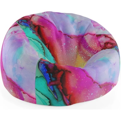 Sablio Sedací vak Cocoon Barvičky75 x 45 x 35 cm