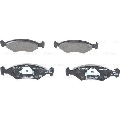 BOSCH Sada brzdových platničiek kotúčovej brzdy 0986466402
