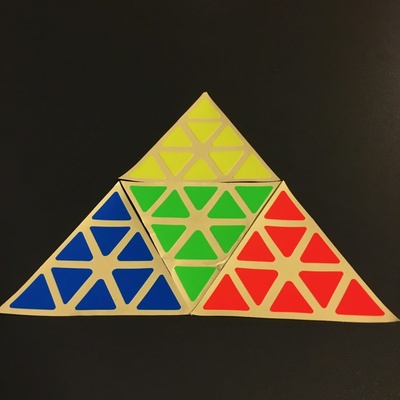 MoYu Pyraminx stickers - samolepky