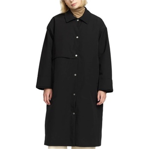 Selfhood Дамско палто Selfhood Women's Trenchcoat - Black (102-5024-0112)
