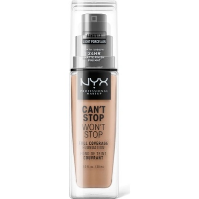 NYX Professional make-up Can't Stop Won't Stop vysoko krycí make-up 10 Buff 30 ml