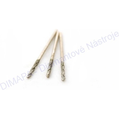 1 mm Diamantový vrták - spirálový DIMAPA