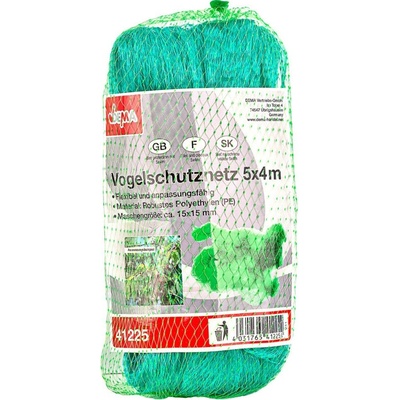 DEMA Ochranná sieť proti vtákom 5x4 m