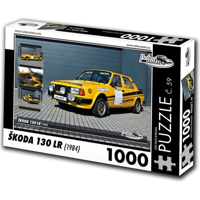 Retro‐auta Škoda 130 LR 1984 1000 dílků