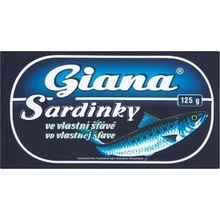 Giana Sardinky ve vlastní šťávě, 125g