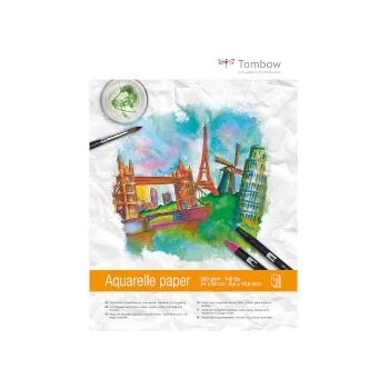 Image 1 of Tombow Акварелен блок 24х32см 15л