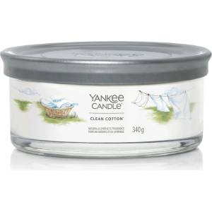 Yankee Candle Signature 5-Wick Tumbler ароматна свещ 340 g тип Clean Cotton