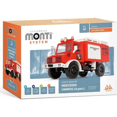 Monti System 16 Fire Brigade Mercedes Unimog 1:48