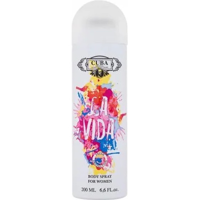 Cuba La Vida for Women deo spray 200 ml