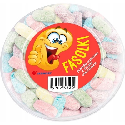 Jedność Fasolki pudrové ovocné fazolky 120 g