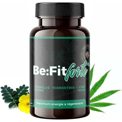 Kratom World Be:Fit Forte kotvičník s CBD 50 kapslí