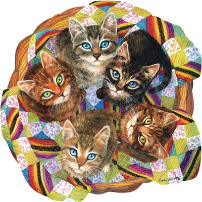 Sunsout Kitten Basket 750 750 dielov
