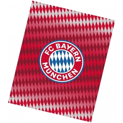 Carbotex Futbalová fleecová deka FC Bayern Mníchov Diamonds
