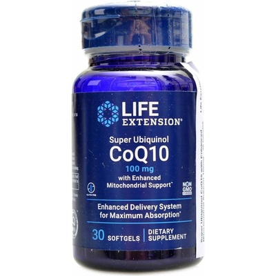 Life Extension Super Ubiquinol CoQ10 with Enhanced Mitochondrial Support 100mg 30 tobolek