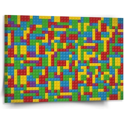 SABLIO Dětský obraz Barevná stavebnice Varianta: 150x110cm